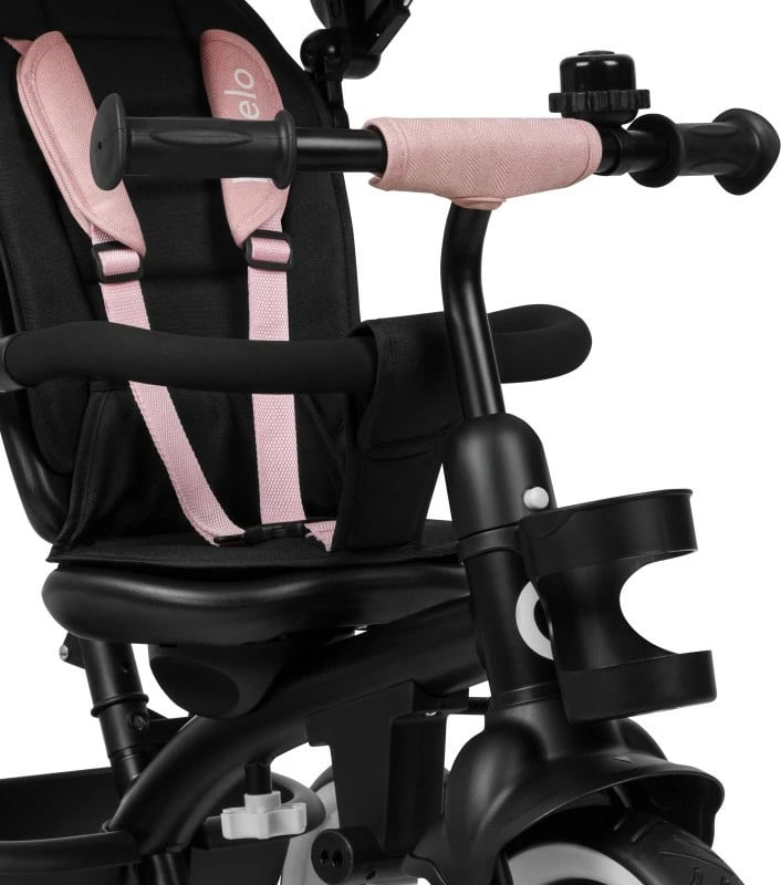 Tricikël Lionelo Berry Pink Rose për vajza, Rozë