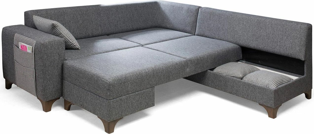 Kënd-sofë krevati Loft, ngjyrë gri, Atelier del Sofa