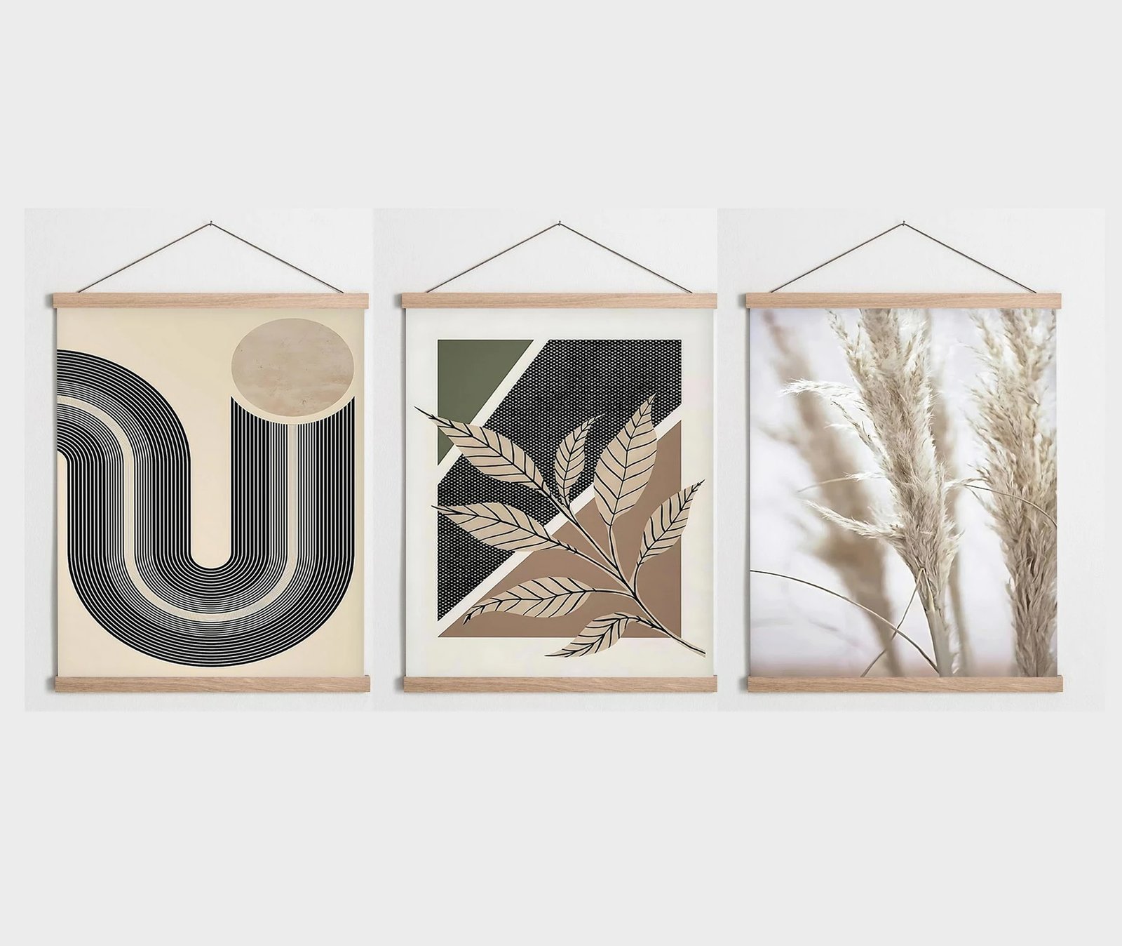 Pikturë dekorative me kornizë (3 copë), Wallity, SRG05