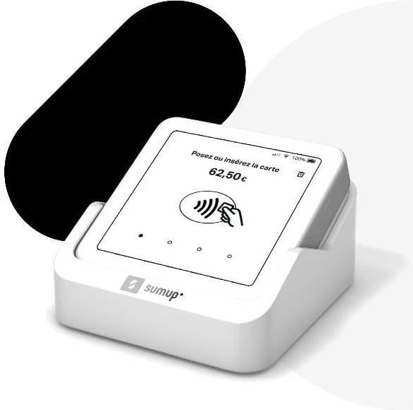 Lexues karte SumUP Solo, kontaktless, Bluetooth, i bardhë