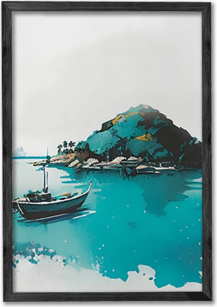 Pikturë dekorative me kornizë, set prej 3 copësh, Wallity, Ersy3Syhcrv50