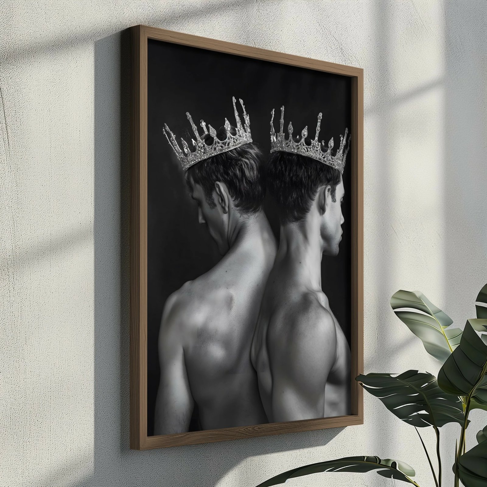 Pikturë dekorative me kornizë MDF, Wallity, GE164-L, shumëngjyrëshe