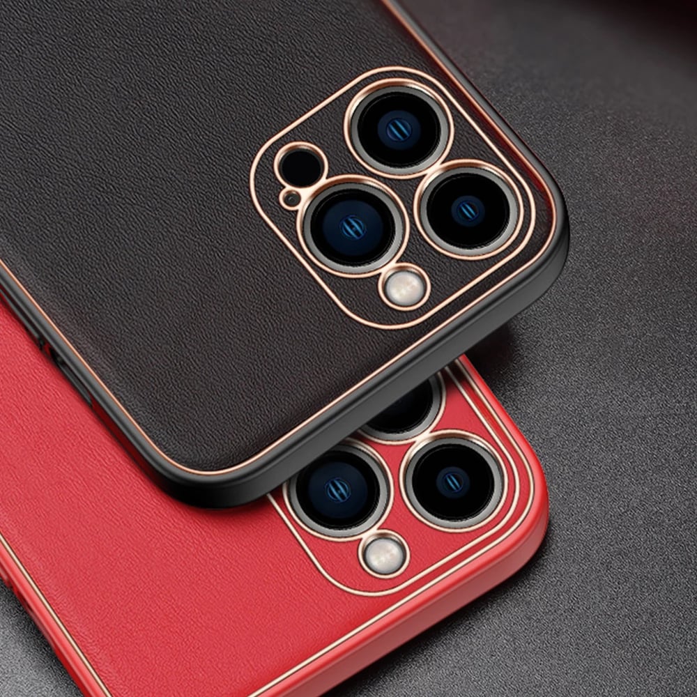 Mbështjellës Dux Ducis Yolo për iPhone 13 Pro, TPU+PU lëkurë, Kuq