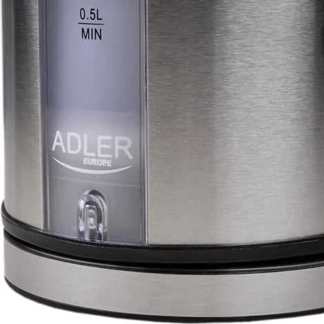 Zierëse uji elektrike, Adler, AD 1216, 1.7 L, 1850-2200 W, inox
