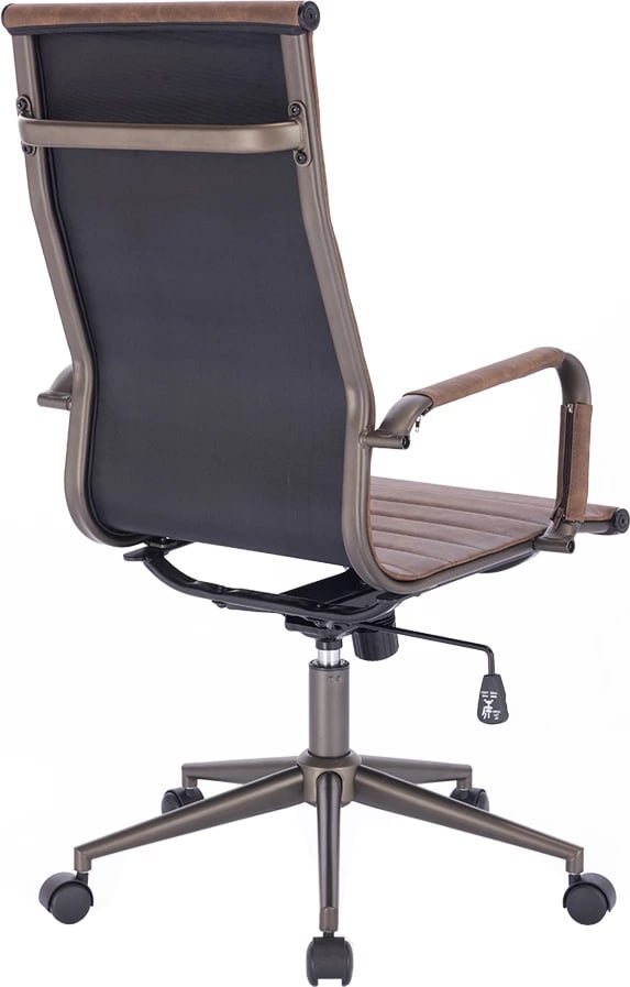 Karrige zyre AVANT, ngjyrë kafe-gunmetal, 55.5x63x118