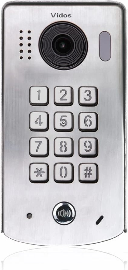 Stacion dere VIDOS DUO S1311D, intercom, metalik