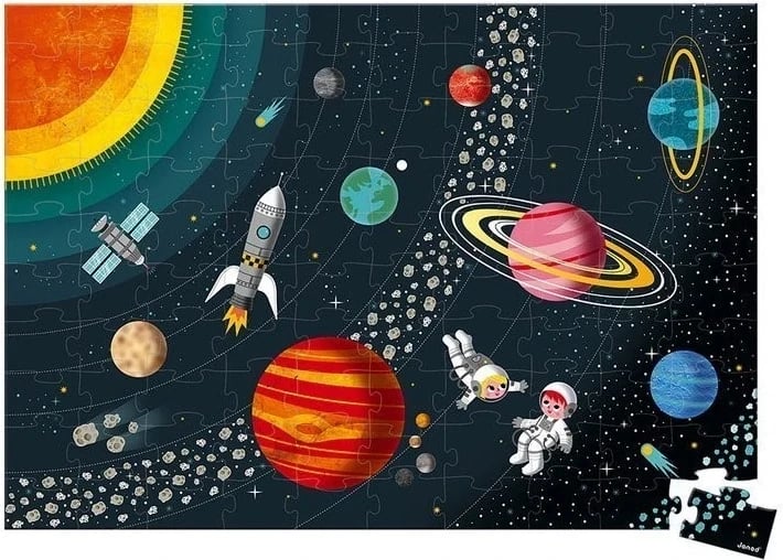Puzzle për fëmijë Janod, Sistemi Diellor
