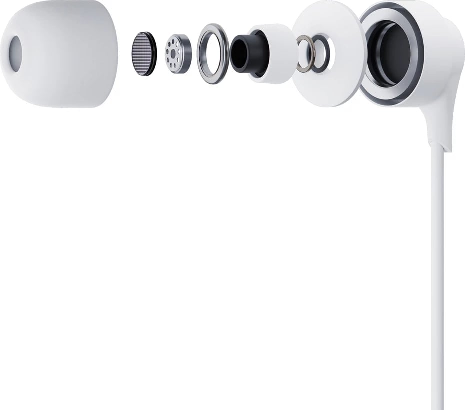 Kufje me tela 3mk Wired Earphones USB-C, të bardha Kufje me tela 3mk Wired Earphones USB-C, të bardha