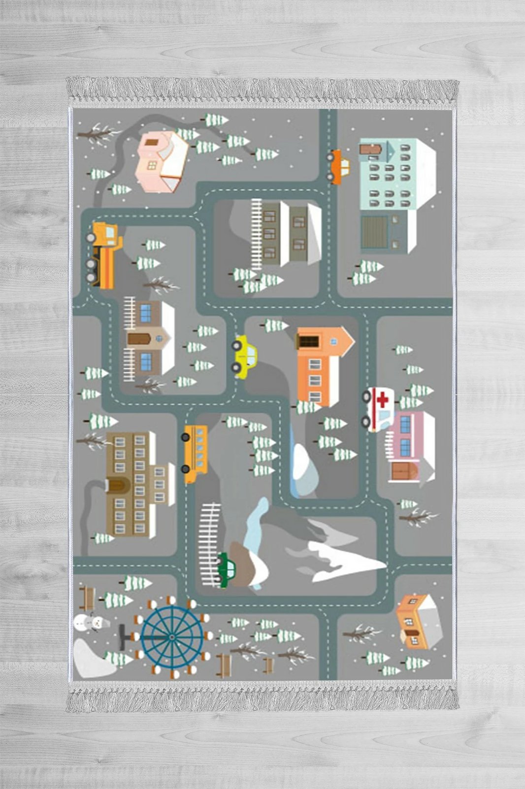 Qilim për fëmijë, Conceptum Hypnose, ELS586, gri, 140x220cm
