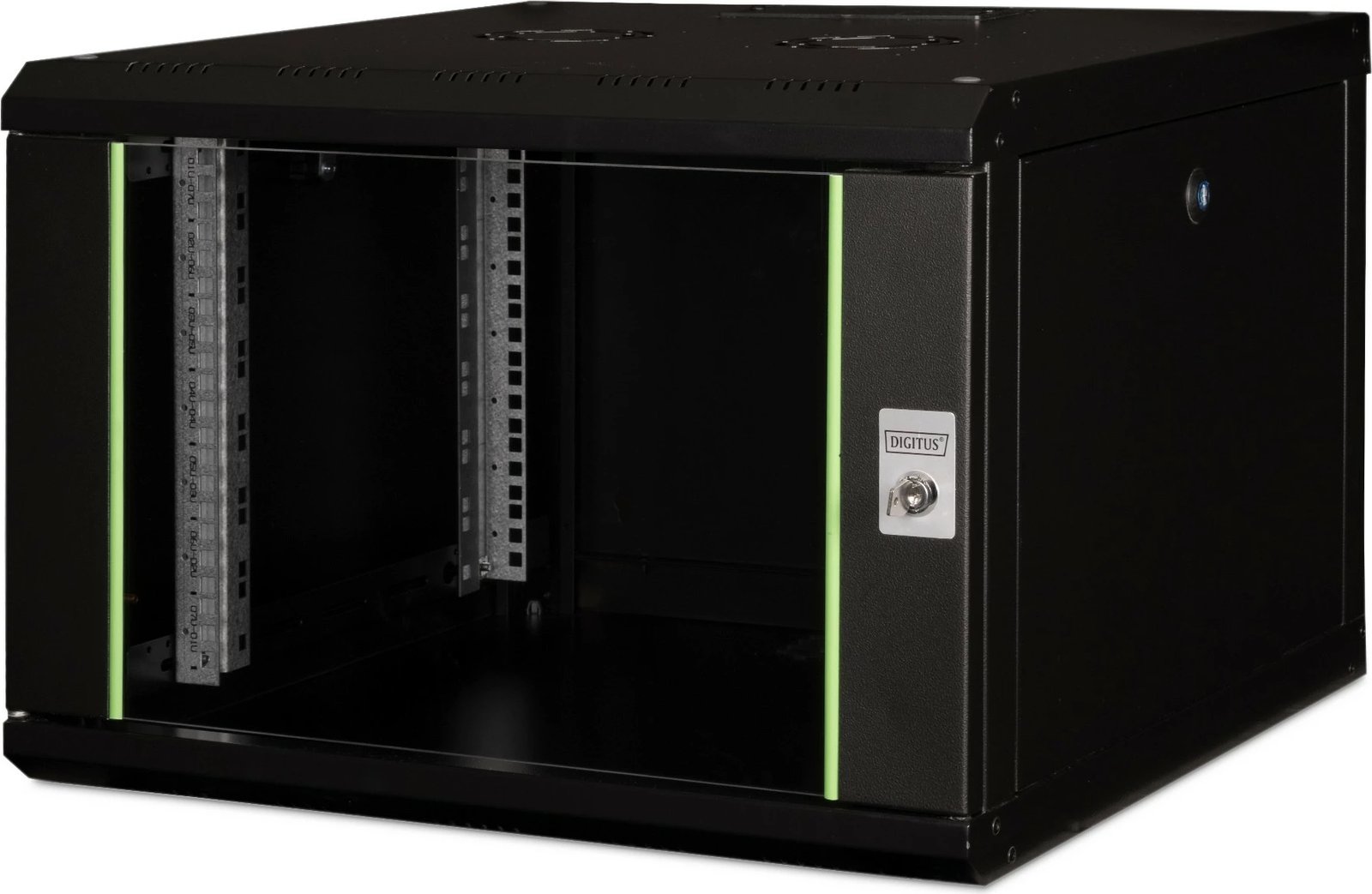 Kasë muri Digitus Unique 7HE 19", 420x600x600mm, e zezë