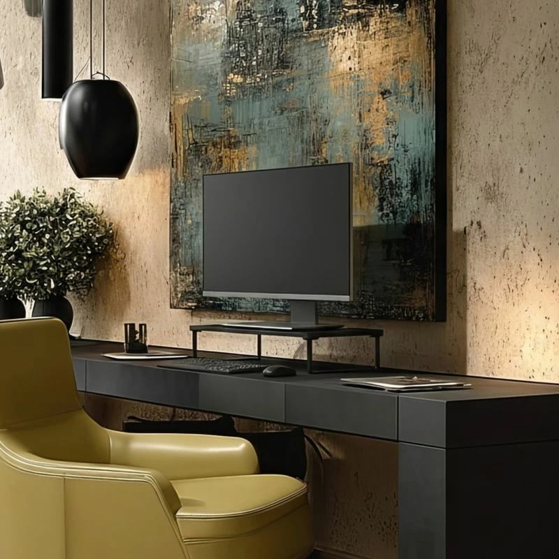 Mbajtëse monitori/laptopi Maclean, e zezë