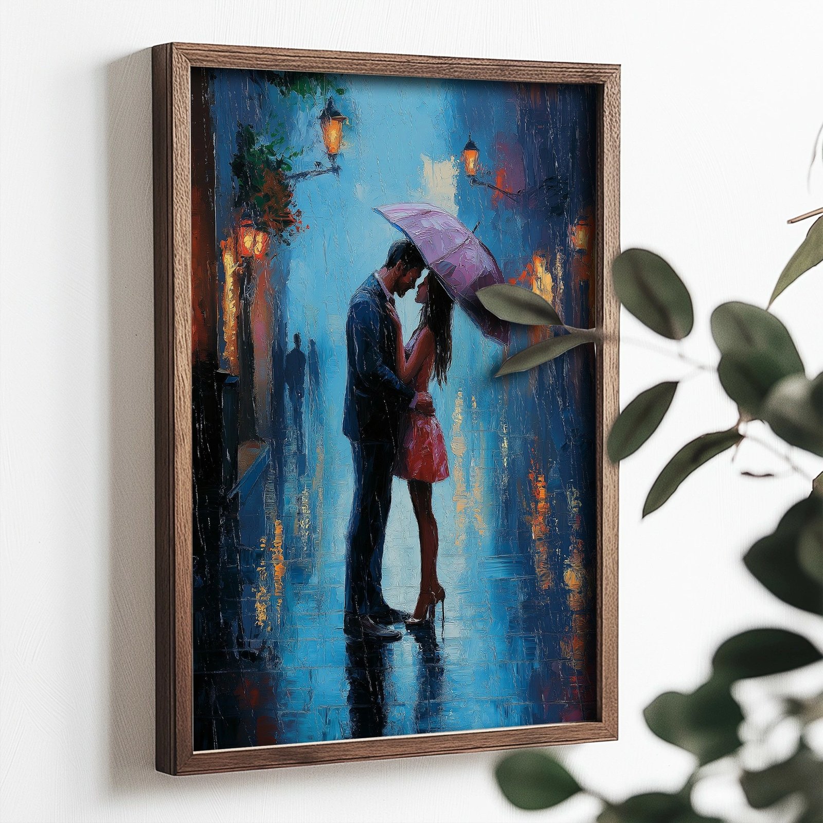 Pikturë dekorative me kornizë MDF, Wallity, TUN064-XL, shumëngjyrëshe, 50x70x3.5cm