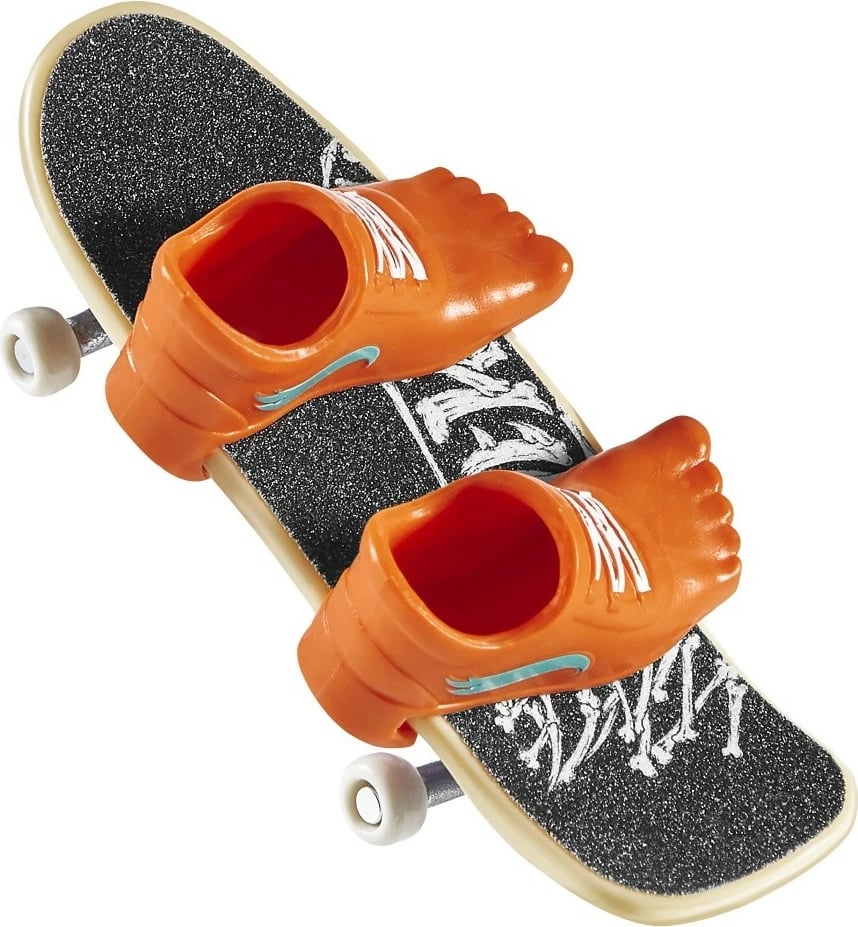 Deskorolkë gishti Hot Wheels Skate Tony Hawk me këpucë gishti, shumëngjyrëshe, set