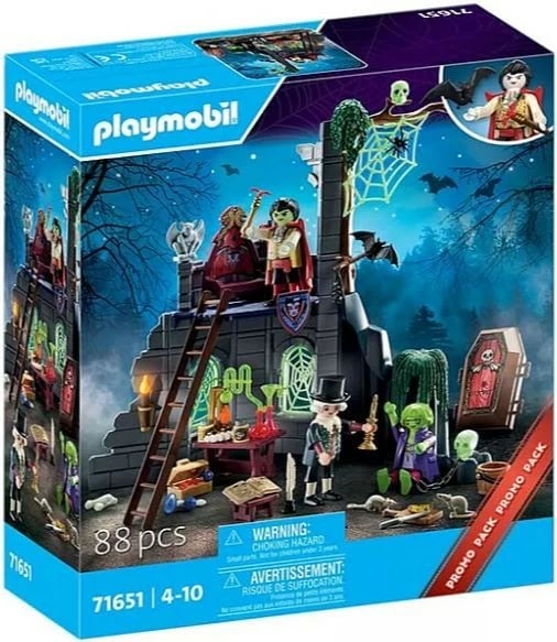 Set figurash Playmobil Ghostly Ruins 71651, 88 pjesë