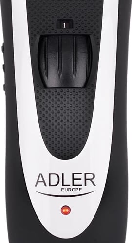 Makinë qethëse + trimmer, Adler AD 2822, 24 gjatësitë 3-15 mm, me dhe pa kabllo, bateri NiMH, e zezë/bardhë