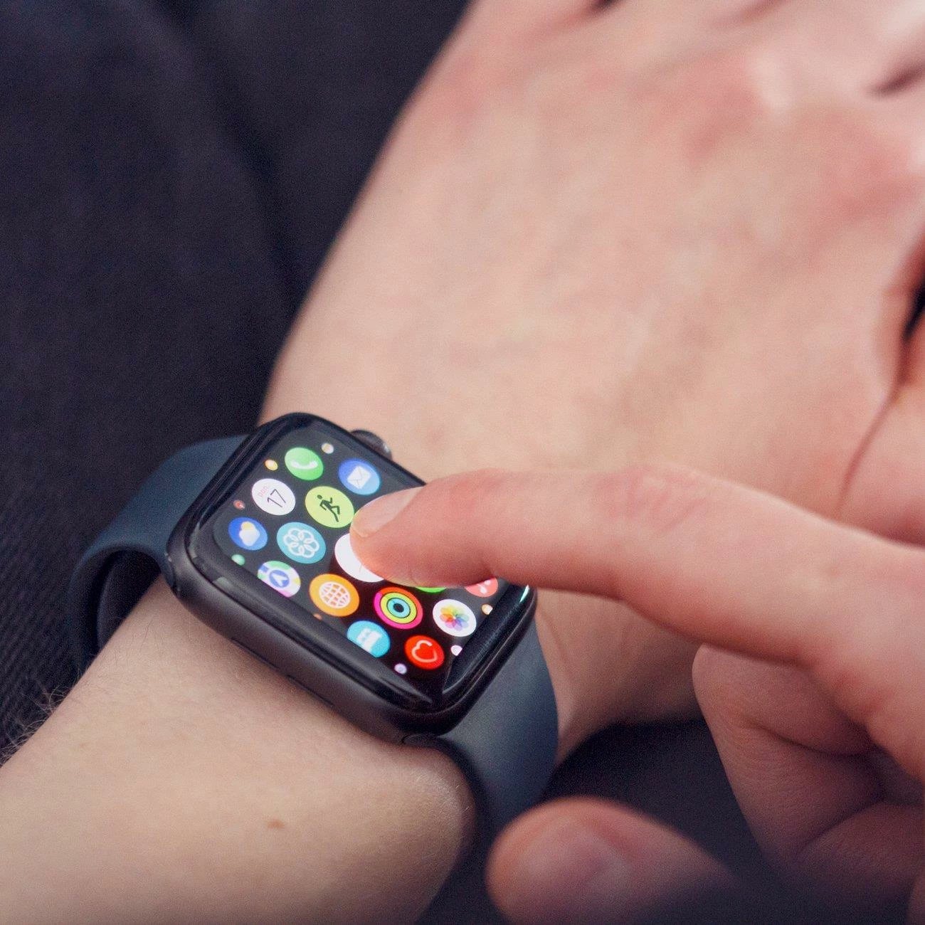 Xham mbrojtës hibrid për Apple Watch, Wozinsky, PPDGL-01, 41mm, i zi