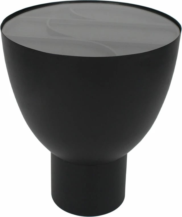 Tavolinë anësore Arches, e zezë, 40.5x40.5x45.5