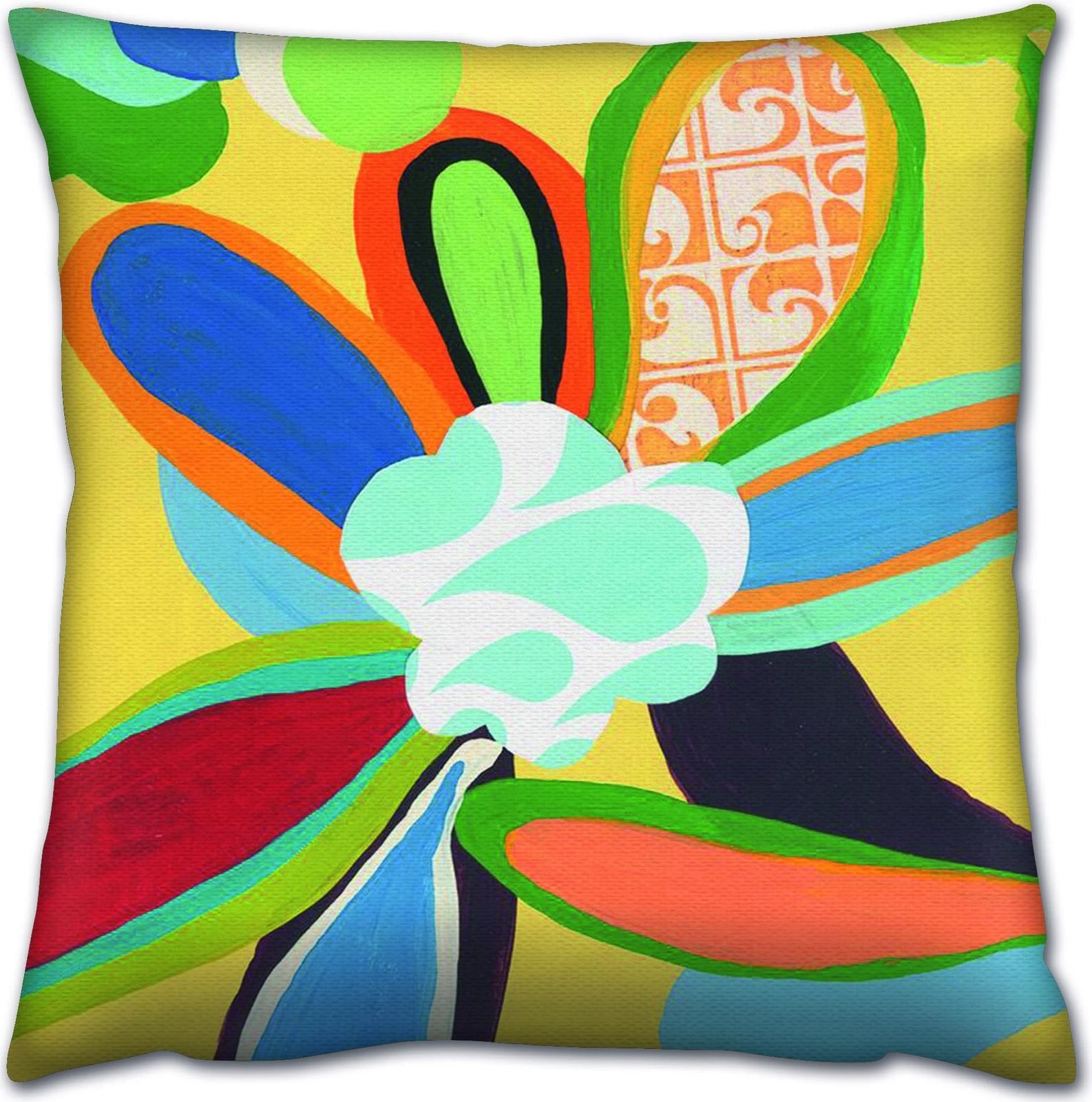 Jastëk dekorativ, shumëngjyrësh, Evila Originals, A14501, 43x43cm