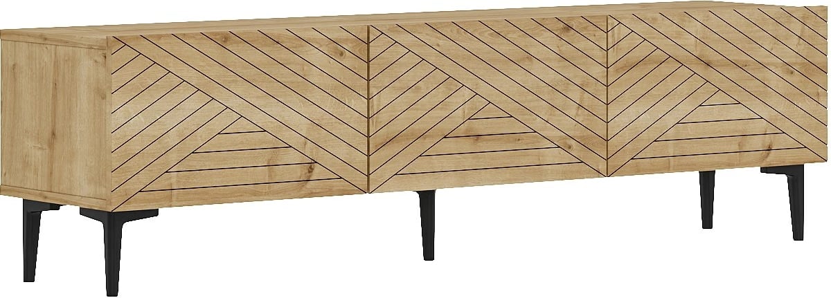 Komodë TV Skye Decor, ngjyrë lisi safir, Felix