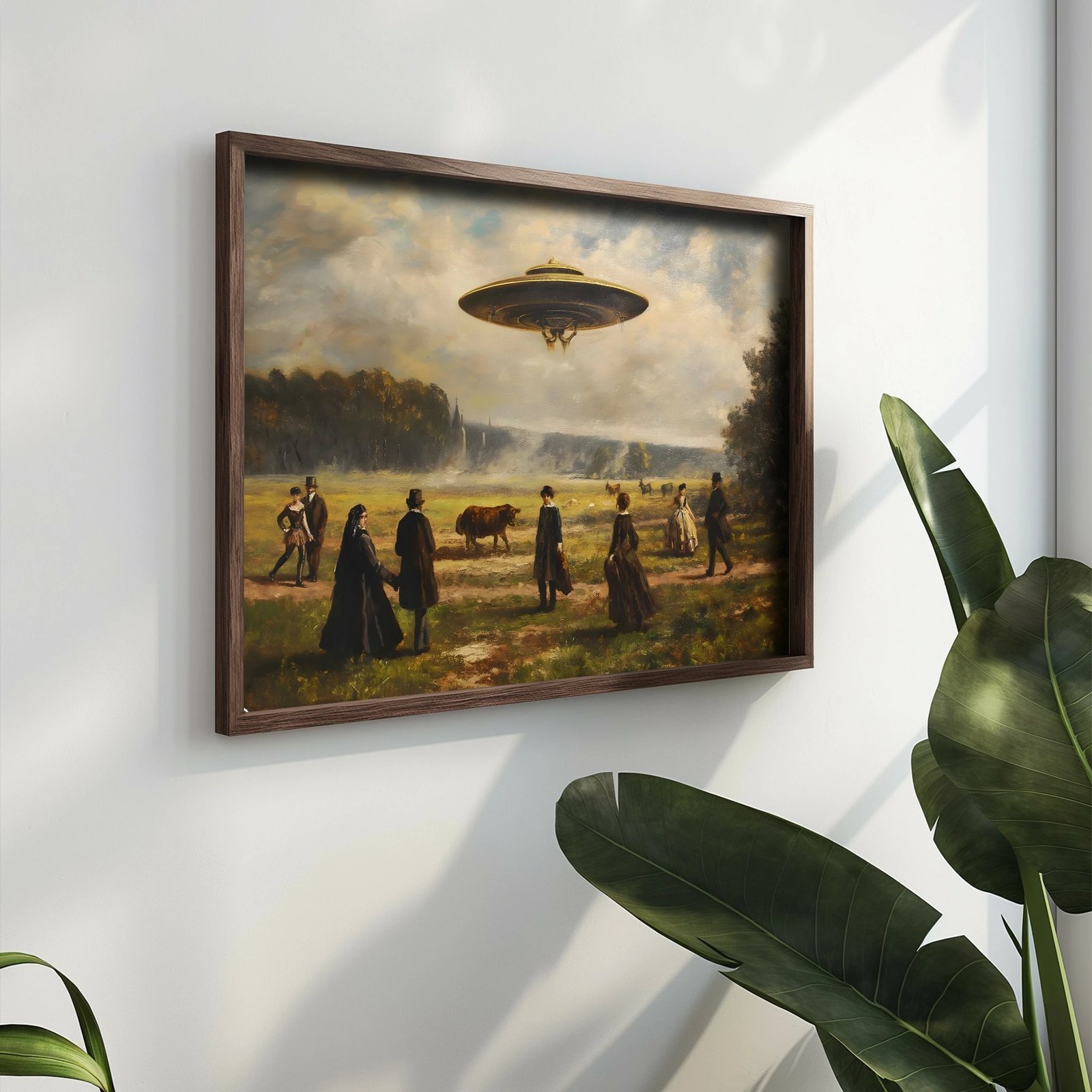 Pikturë dekorative me kornizë MDF, Wallity, GE194-L