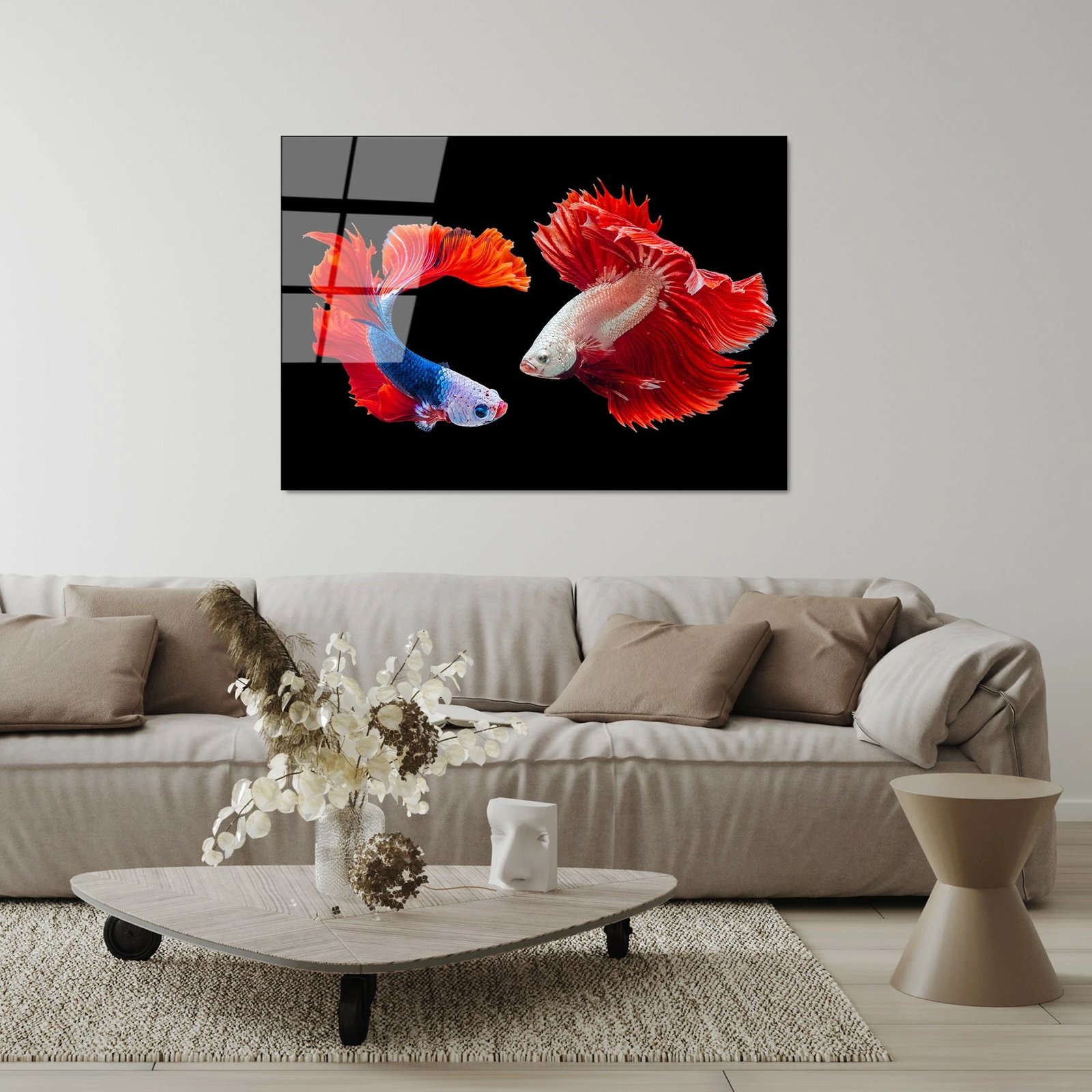 Pikturë dekorative prej xhami të temperuar, shumëngjyrëshe, Wallity UV-167, 70x100cm