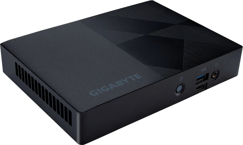 Kasë mini-PC Gigabyte BRIX GB-BNIP-N200, Raptor Lake N, e zezë