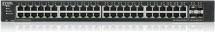 Switch i menaxhueshëm Zyxel XGS1935-52-EU0101F 48 porta Gigabit, 4 porta SFP+ 10GbE, rack 1U, i zi