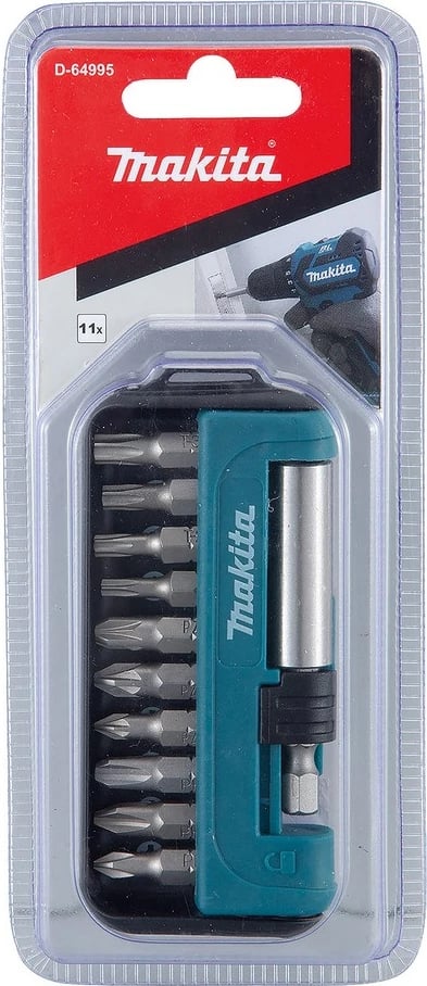 Set bitash Makita D-64995, 1/4 inch, 10 copë, magnetik