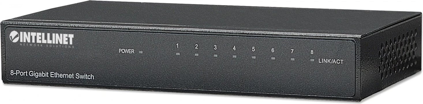 Switch Gigabit Intellinet për zyre, 8 porta