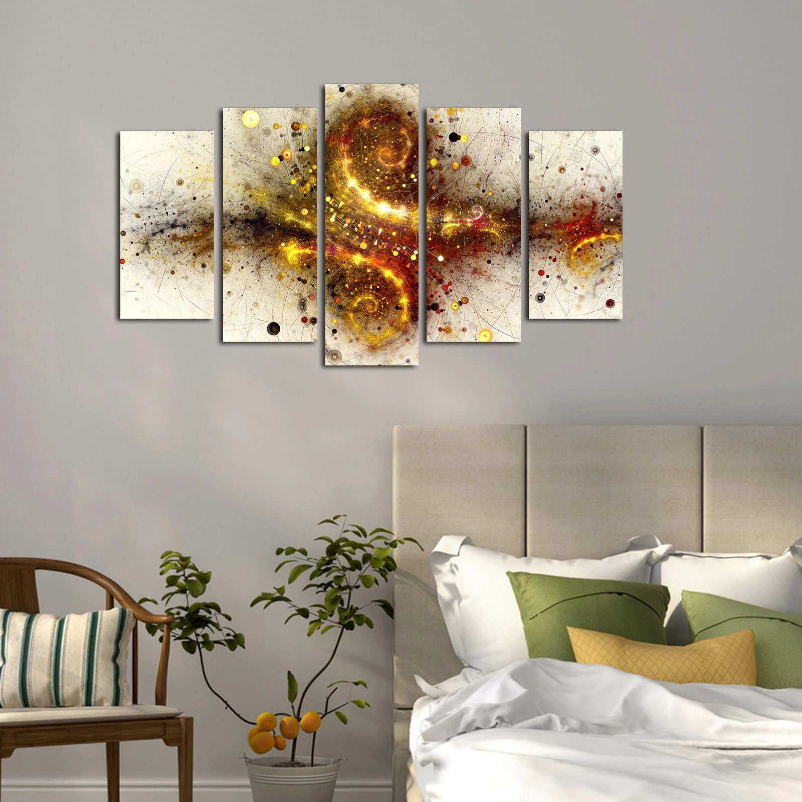 Pikturë dekorative MDF (5 pjesë), Wallity, 5ABSMDF-8