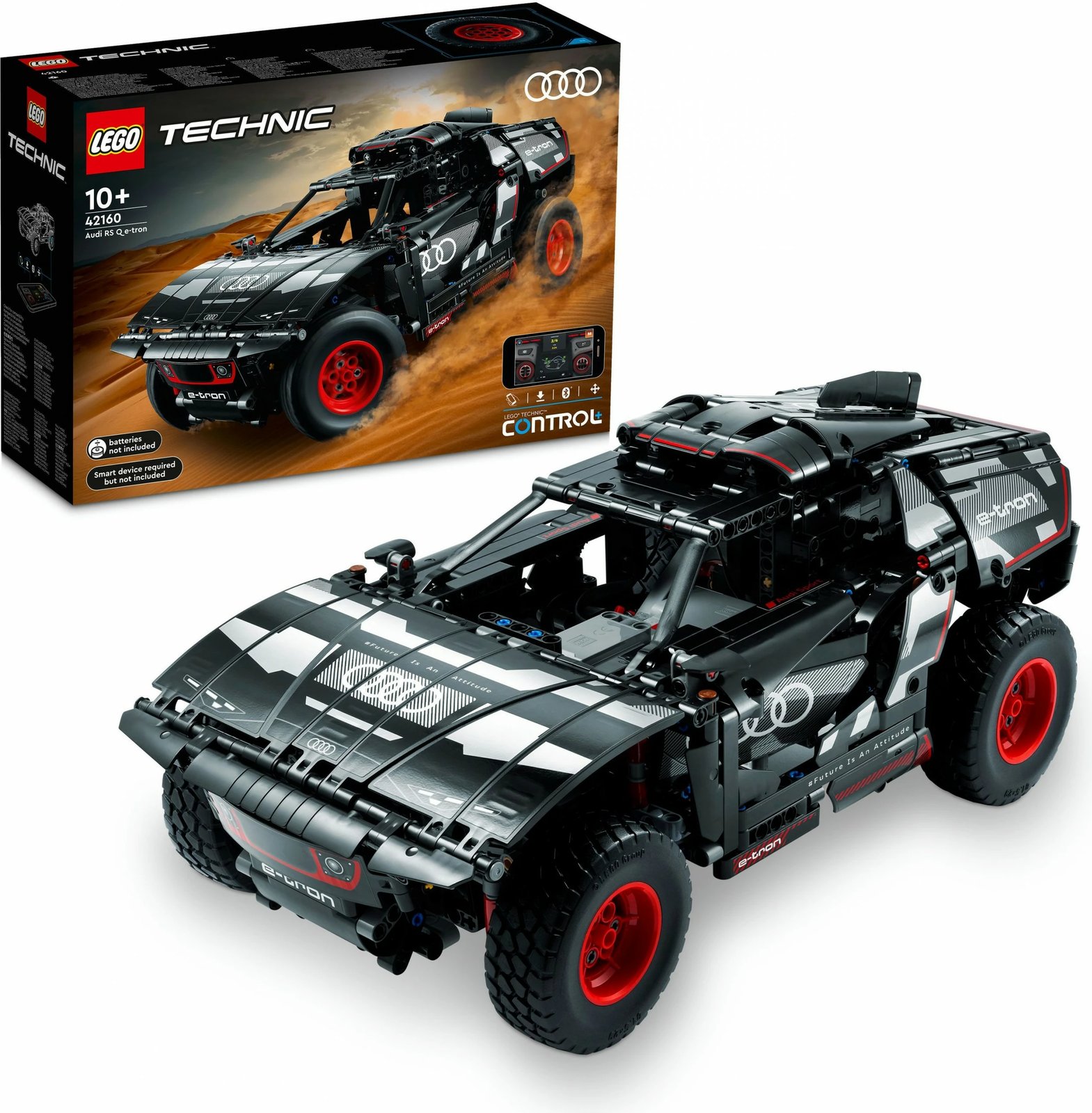 LEGO Technic Audi RS Q e-tron, 914 pjesë, ngjyrë e zezë