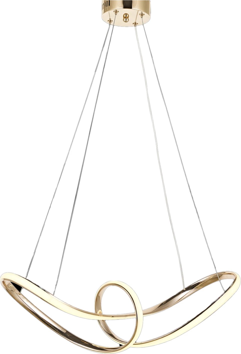Llambë tavani LED, ngjyrë ari, FH7522.02, 70x78 cm