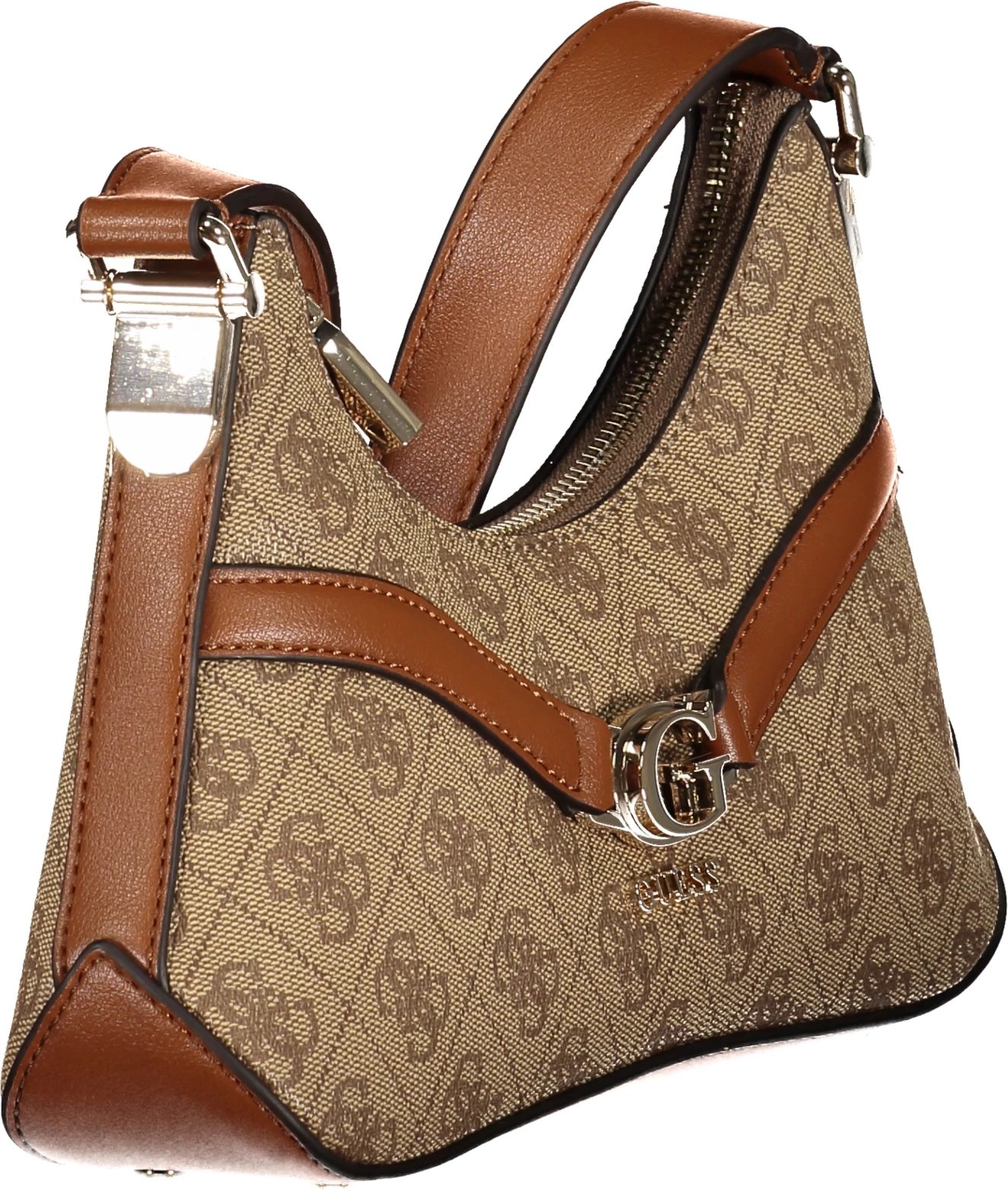 Çantë për femra GUESS JEANS DEA MINI, bezhë