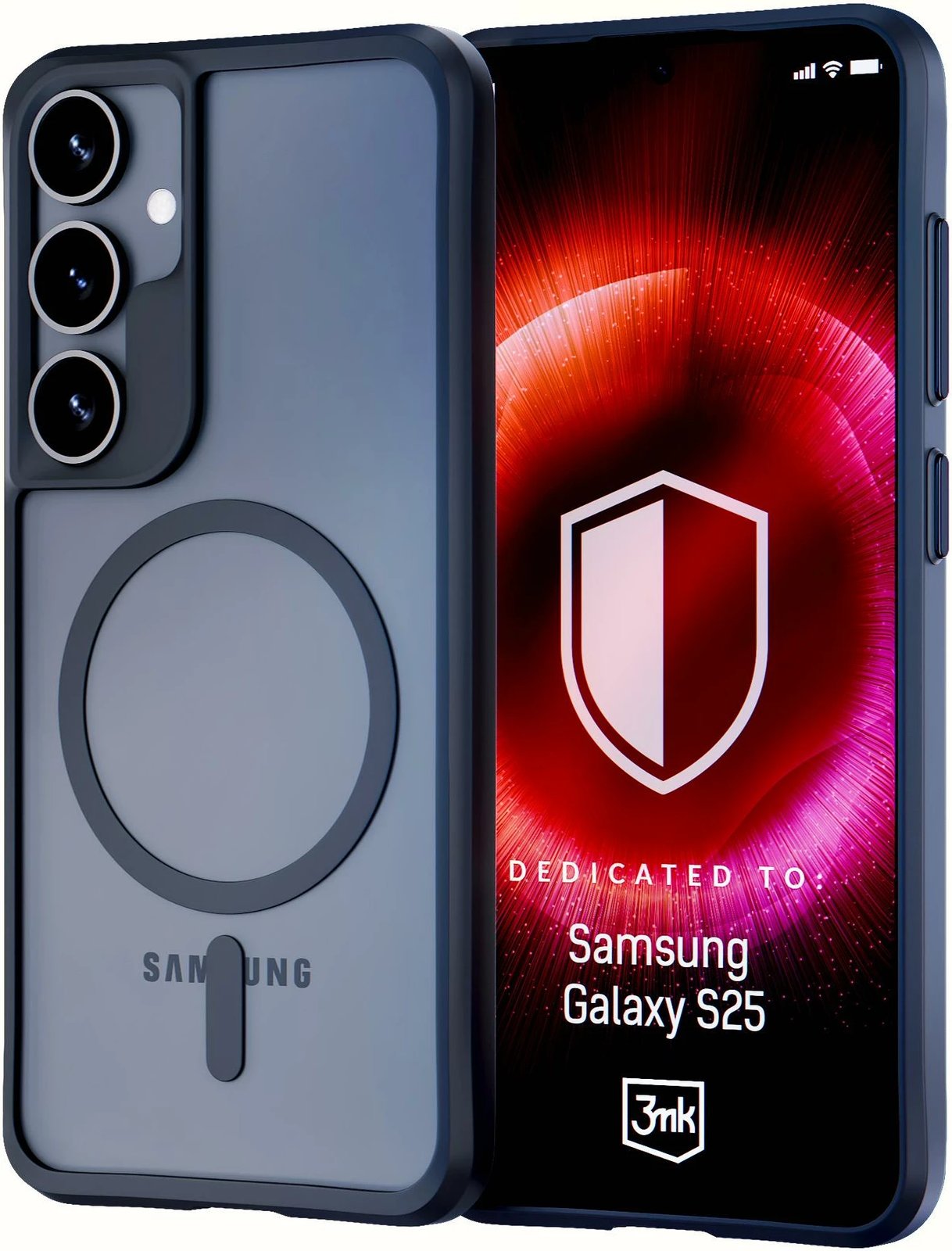 Mbështjellës 3mk Protection Satin Armor MagCase për Samsung Galaxy S25, Transparent