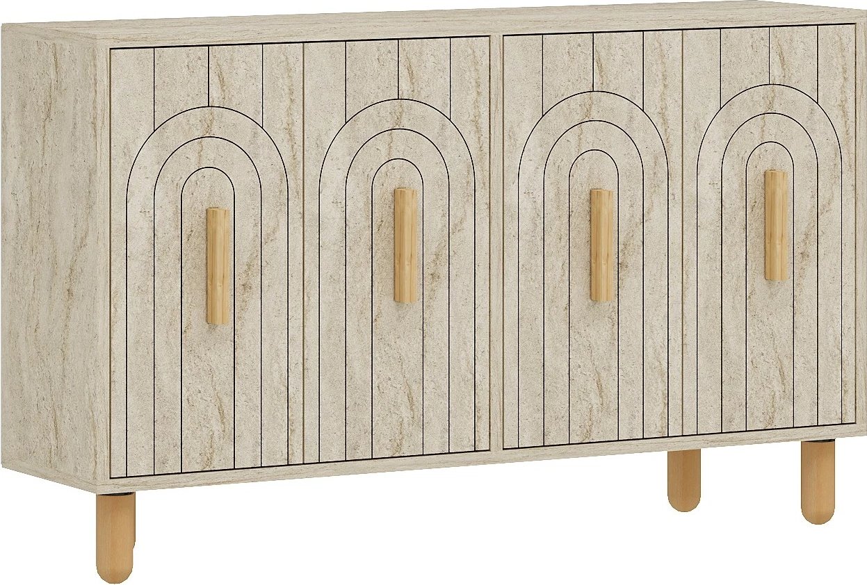 Konsolë Hanah Home, ngjyrë travertin, Tiger Konsolë Hanah Home, ngjyrë travertin, Tiger