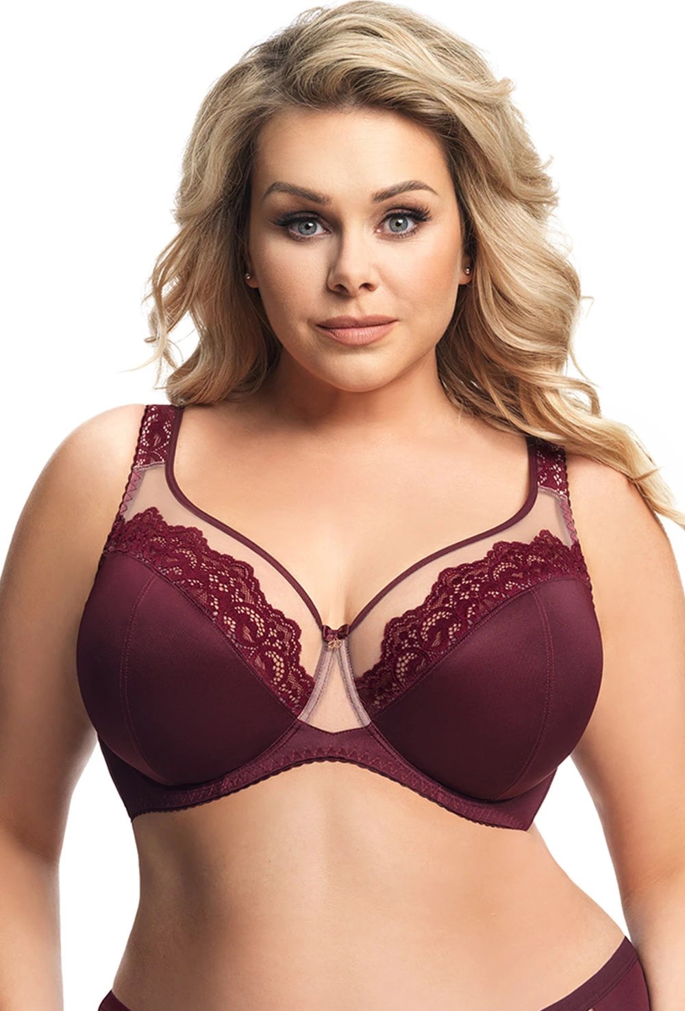 Sutjenë Gorsenia Lingerie Luisse K441, e kuqe