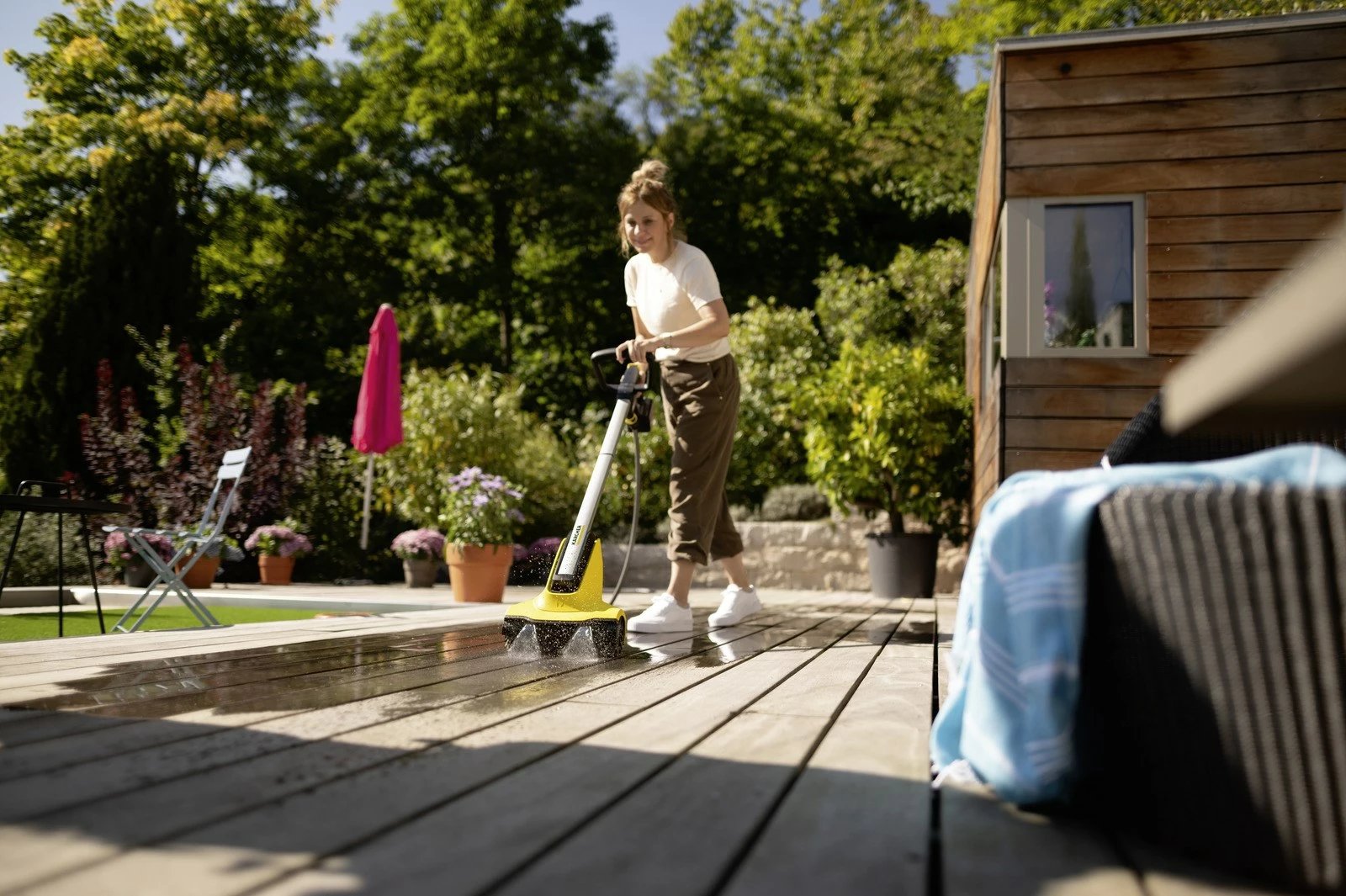 Lavatrice me presion Karcher 1.644-011.0, Compact, 180 l/h, E zezë, Argjendtë, E verdhë