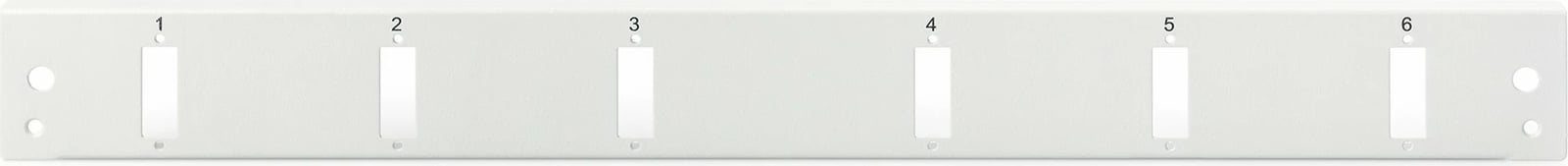 Panel frontal Digitus LWL Spleißbox 1U 6xSC DX, gri