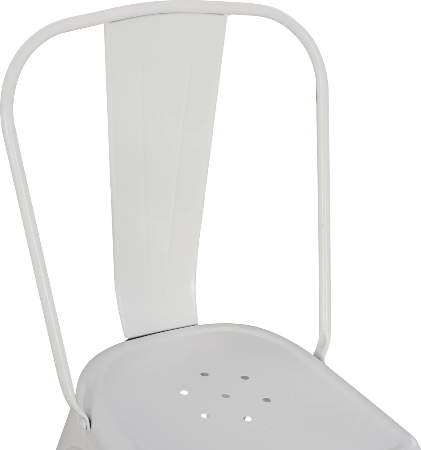 Karrige metalike MELITA FH8641.21 ngjyrë e bardhë matte 43x50x82cm