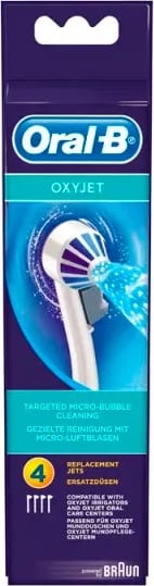 Kokë zëvendësuese për furçë dhëmbësh elektrike Oral-B Oxyjet Professional Care Md20 unisex, 4 copë