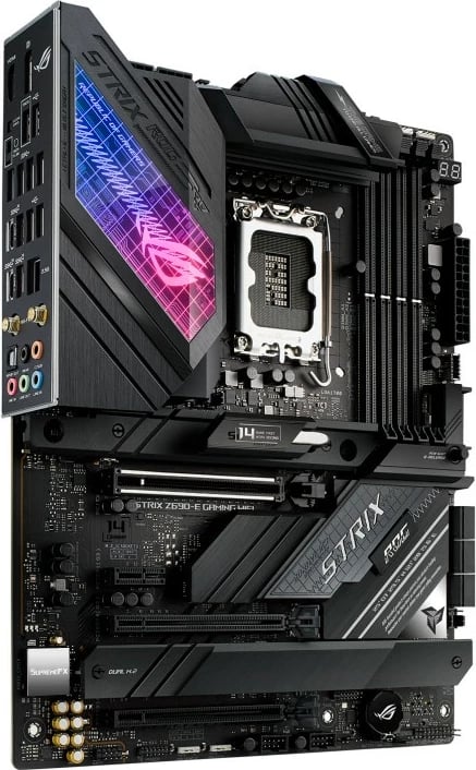 Pllakë amë ASUS ROG STRIX Z690-E GAMING WIFI, Intel, LGA 1700, DDR5-SDRAM, 192 GB