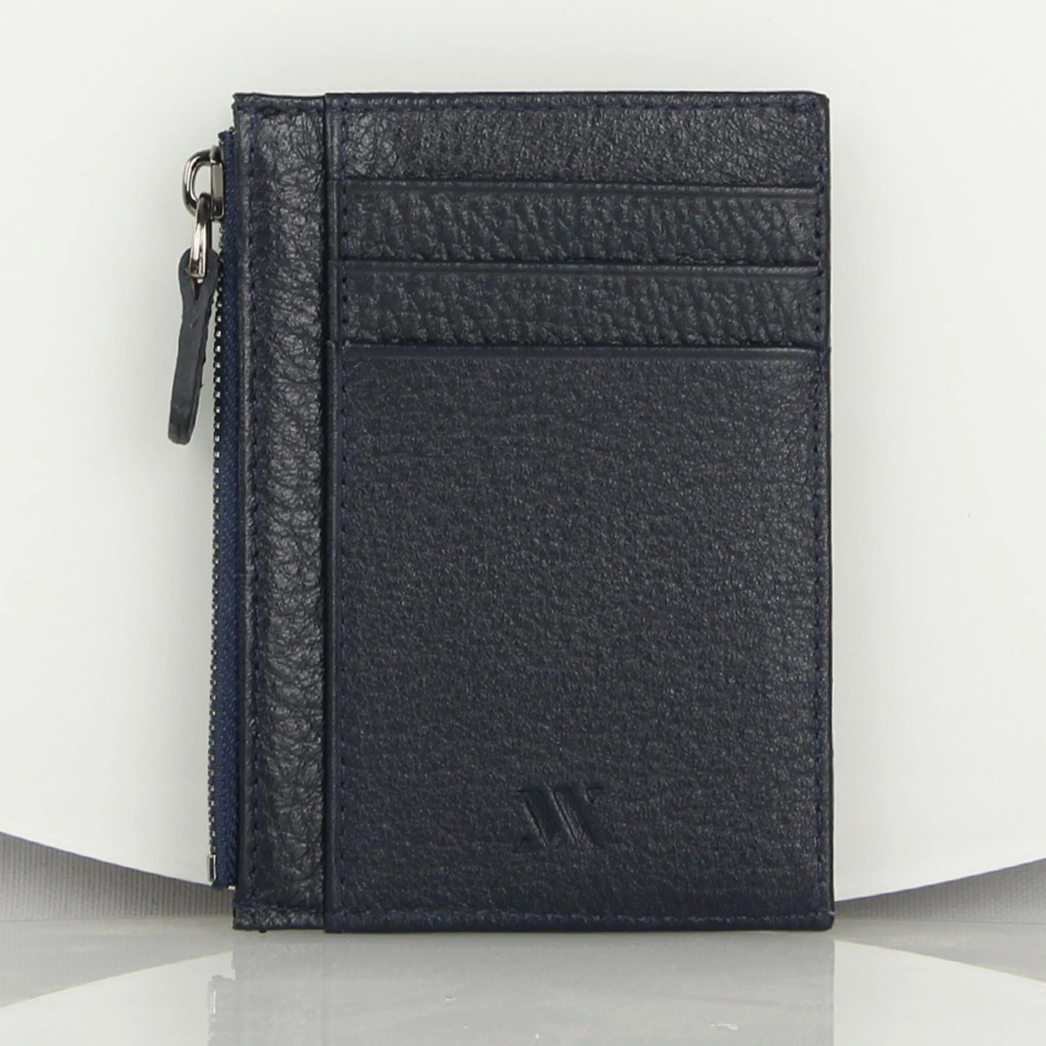 Portofol prej lëkure, ngjyrë blu e errët, Zoozie Bags, 1005