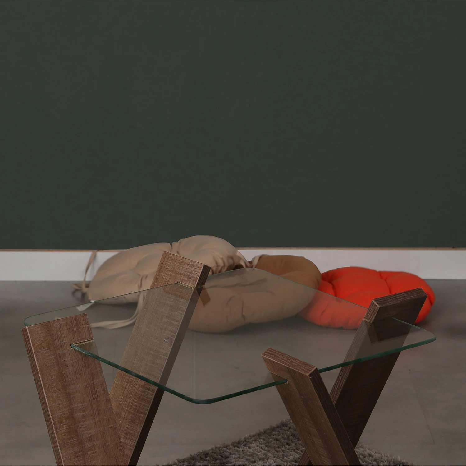 Tavolinë kafeje Hanah Home, Roman Mini, ngjyrë lisi i errët