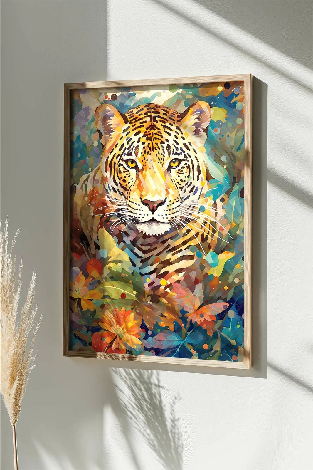 Pikturë dekorative me kornizë, shumëngjyrëshe, Wallity, Mscartmdl29, 33x48cm