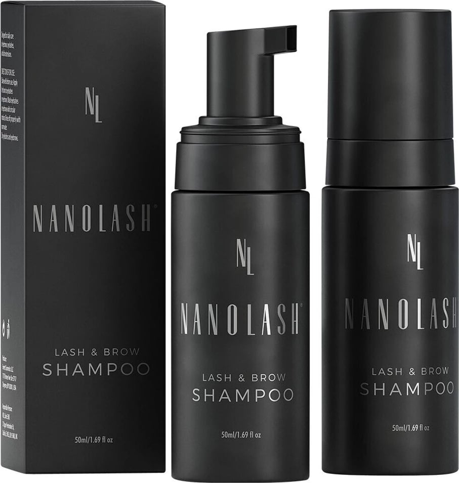 Shampo për qerpikë dhe vetulla Nanolash Lash & Brow Shampoo për femra, 50ml