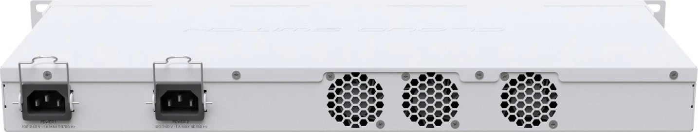 Switch i menaxhuar Mikrotik CRS326-24S+2Q+RM, 24x SFP+, 2x QSFP+, rackmount, i bardhë