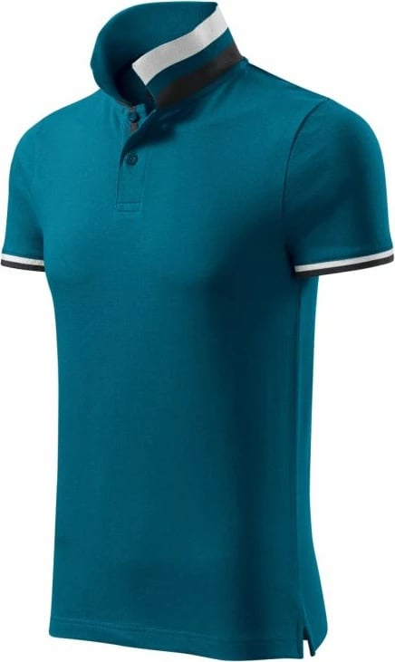 Polo maicë Malfini për meshkuj, blu petrol