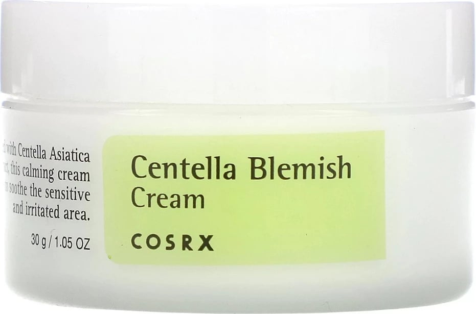 Krem fytyre për njolla COSRX Centella Blemish Cream për femra, 30ml