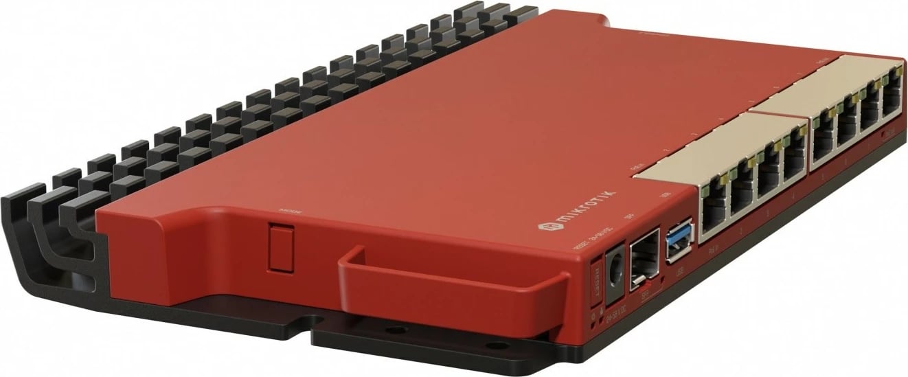 Router MikroTik L009UiGS-RM, 2.5Gigabit Ethernet, 8 porta, SFP, USB 3.0, i zi, rackmount