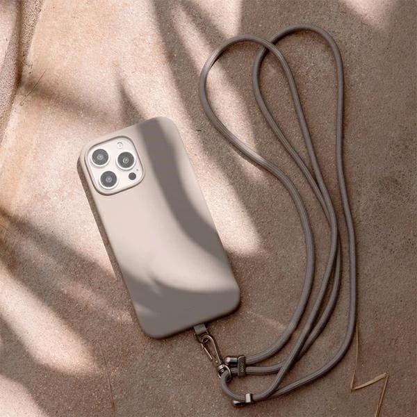 Mbështjellës UNIQ Coehl Creme Magnetic Charging për iPhone 16 Pro 6.3", MagSafe, Gri